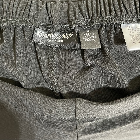 CITIKNITS Liquid Knit Black Pants Sz S. - Picture 7 of 9